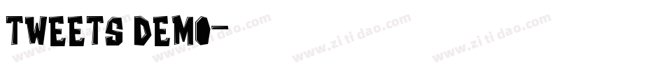 Tweets Demo字体转换